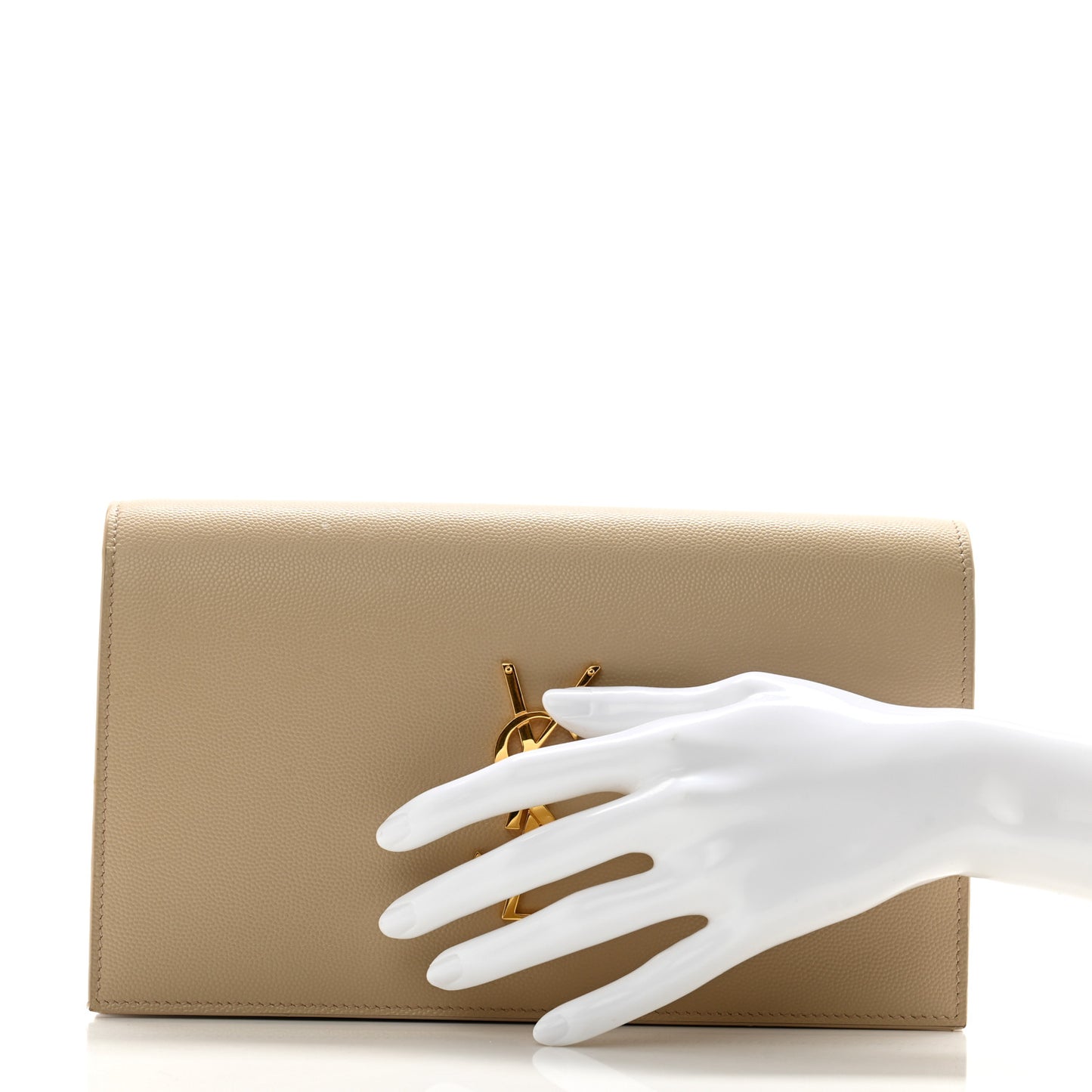 Grain De Poudre Classic Monogram Kate Clutch Porcellana