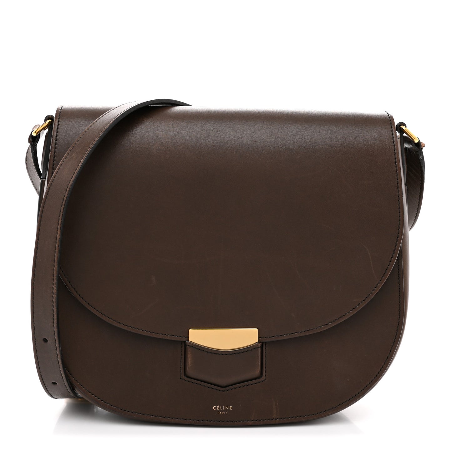 Supersoft Calfskin Medium Trotteur Wood