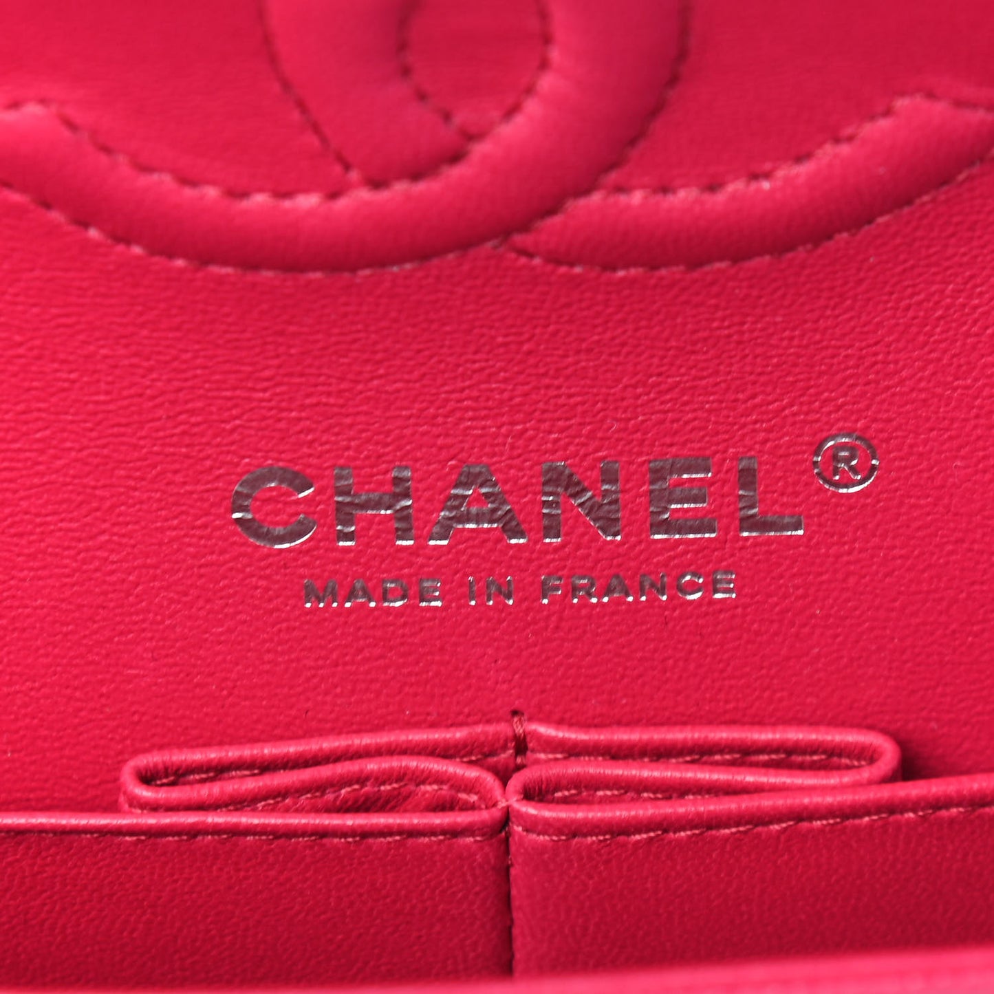 Caviar Quilted Small Double Flap Pink