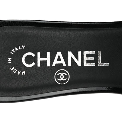 Chanel Lambskin PVC Mule 37 Black Transparent 6 of 9