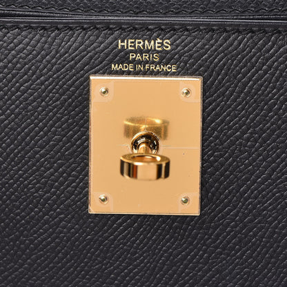Hermes Epsom Kelly Sellier 28 Black 25 of 43