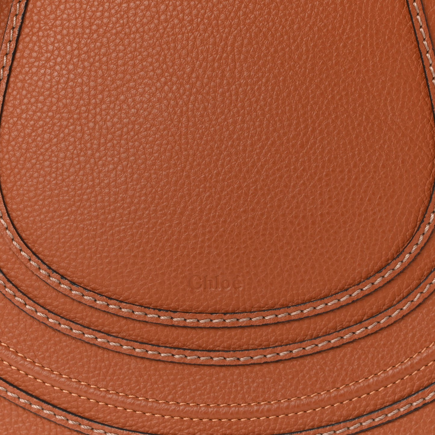 Calfskin Medium Marcie Round Crossbody Bag Tan