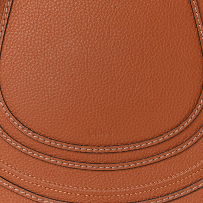 Chloe Calfskin Medium Marcie Round Crossbody Bag Tan 8 of 10