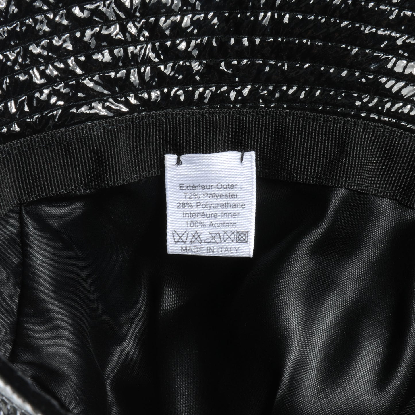 Vinyl Bucket Hat Black 59