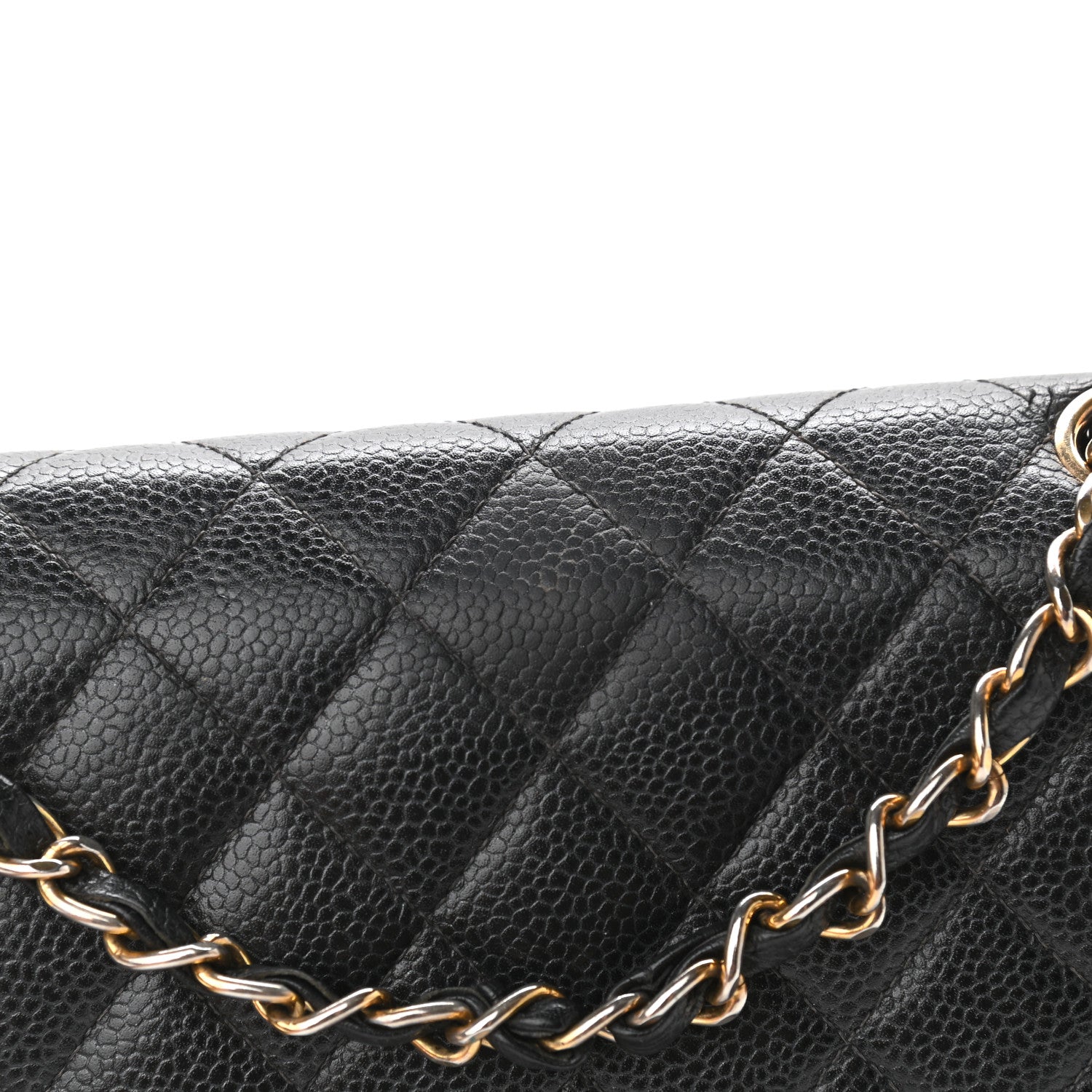 Chanel Caviar Quilted Medium Double Flap Black 11 of 17