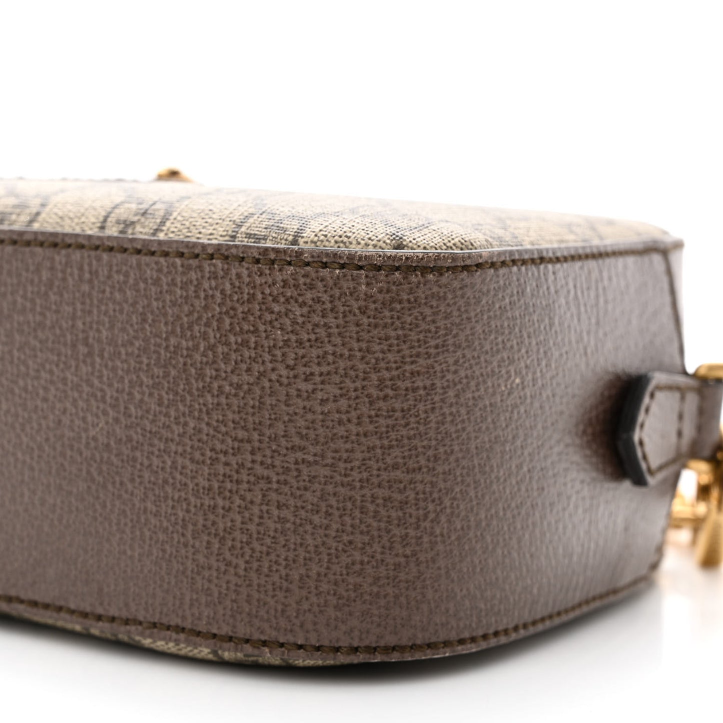 GG Supreme Monogram Web Neo Vintage Shoulder Bag Beige New Acero Crop
