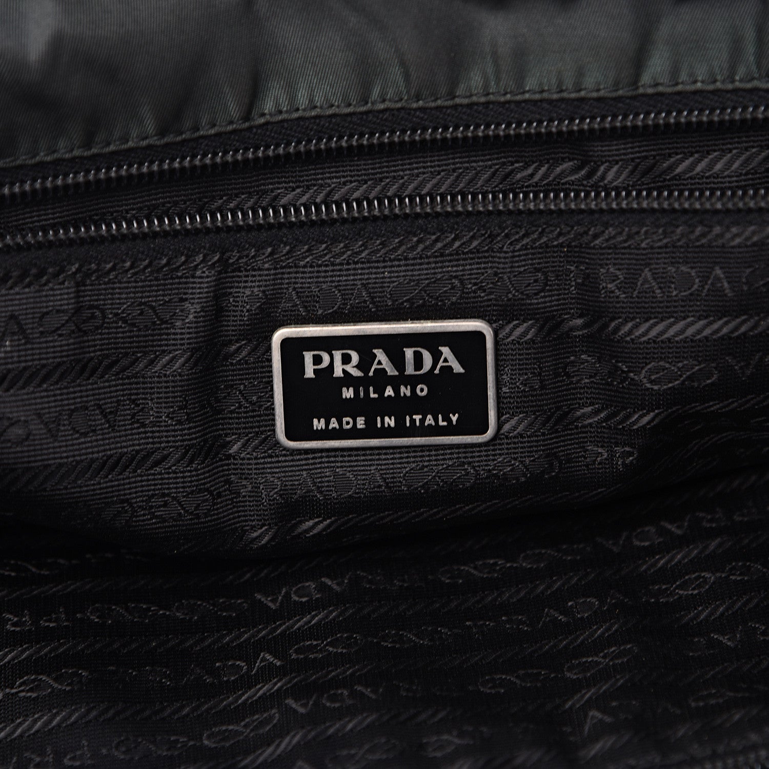 Prada Tessuto Nylon Tote Green 5 of 16