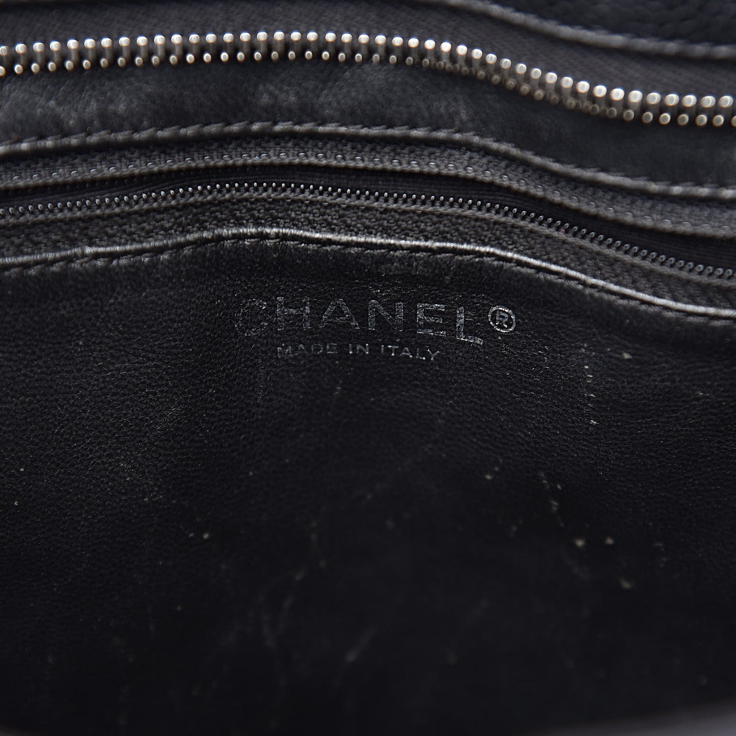 Caviar Quilted Medallion Tote Black