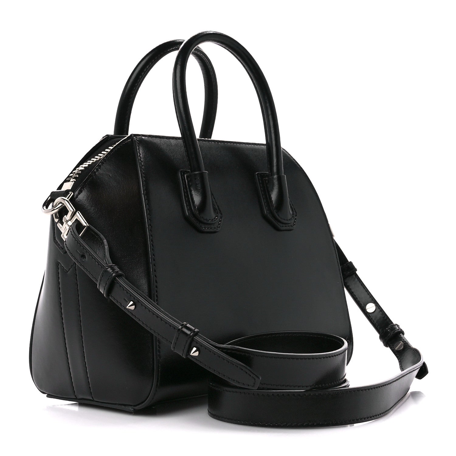 Givenchy Shiny Lord Calfskin Mini Antigona Black 3 of 11