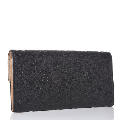 Louis Vuitton Empreinte Emilie Wallet Black Dune 3 of 9