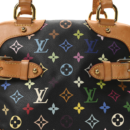 Louis Vuitton Monogram Multicolor Claudia Black 7 of 9