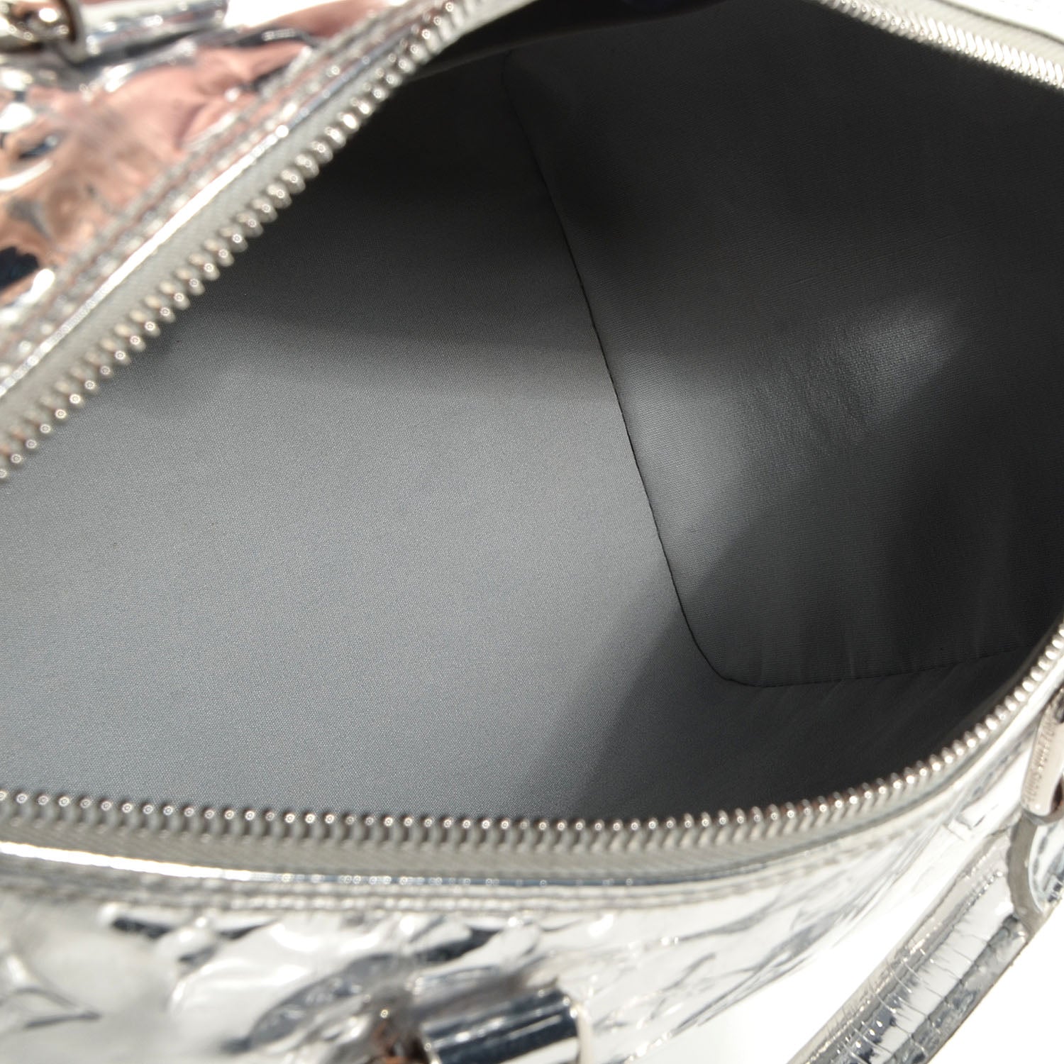 Louis Vuitton Monogram Miroir Speedy 30 Silver 5 of 9