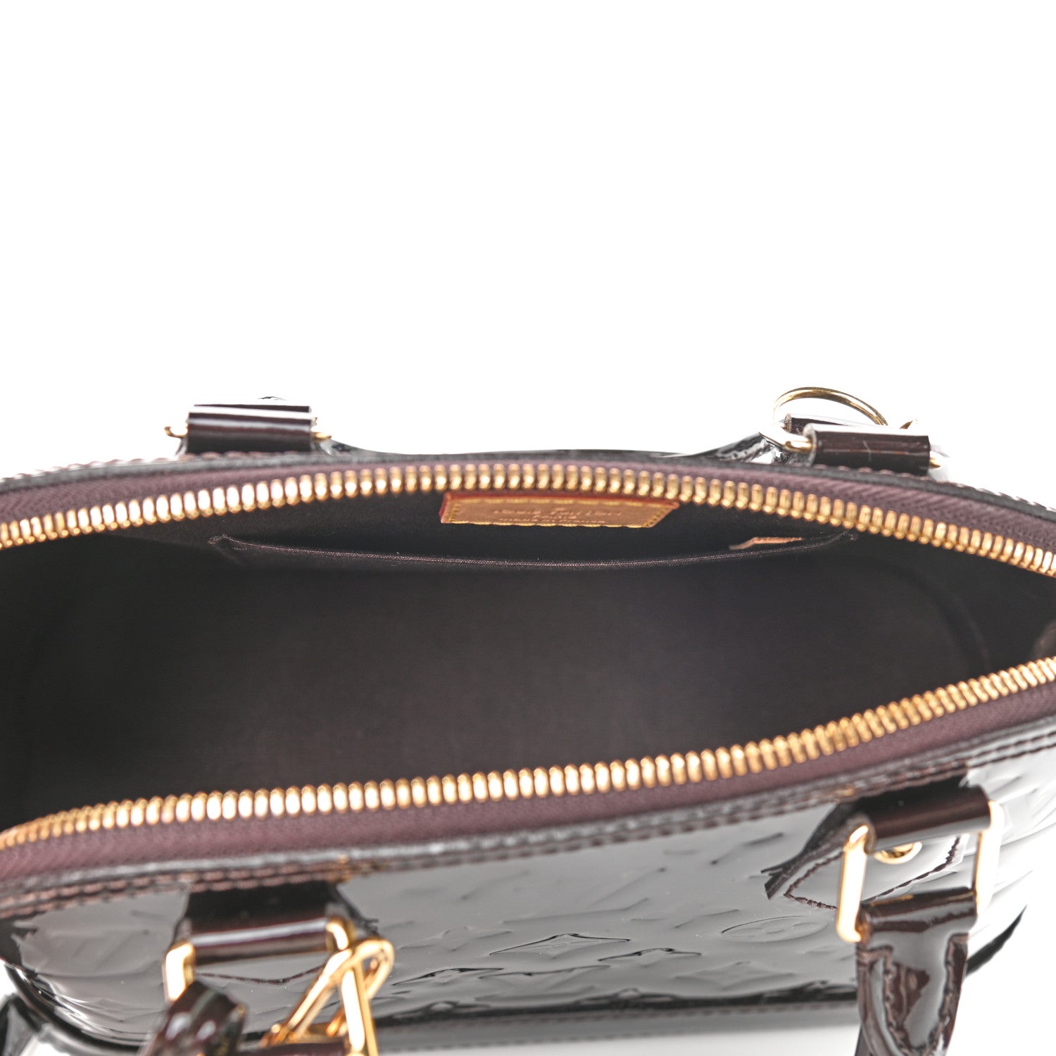 Louis Vuitton Vernis Alma BB Amarante 5 of 9