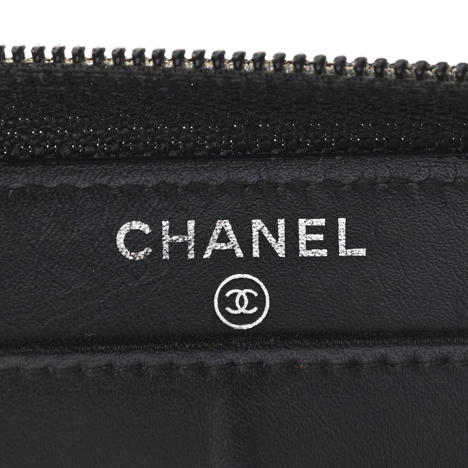 Chanel Caviar Large Timeless CC Zip Around Wallet Black 7 of 9