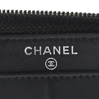 Chanel Caviar Large Timeless CC Zip Around Wallet Black 7 of 9