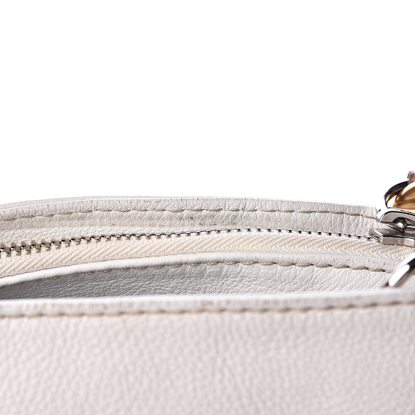 Calfskin Paddington Hobo White