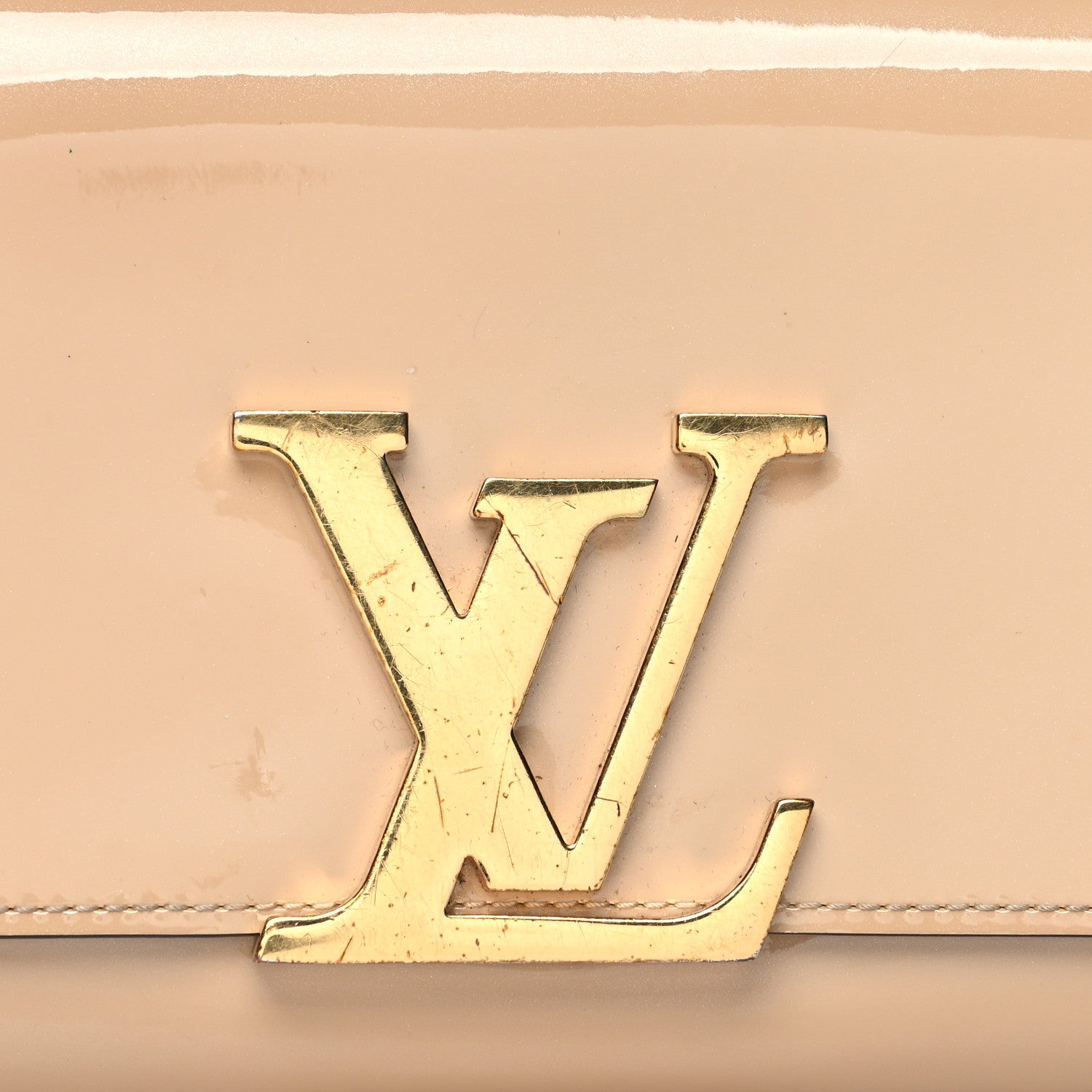 Louis Vuitton Patent Louise Wallet Dune 9 of 12