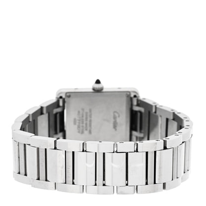 Cartier Stainless Steel 25mm Must de Cartier Tank Quartz Watch 3 of 5