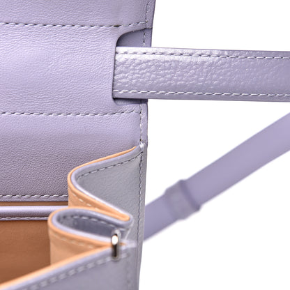 Delvaux Patent Grained Calfskin Mini Brillant Satchel Light Purple 9 of 11