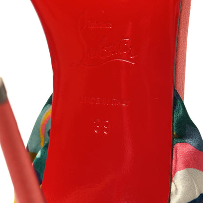 Christian Louboutin Satin Du Desert 100 Sandal 39 Charlotte 6 of 9