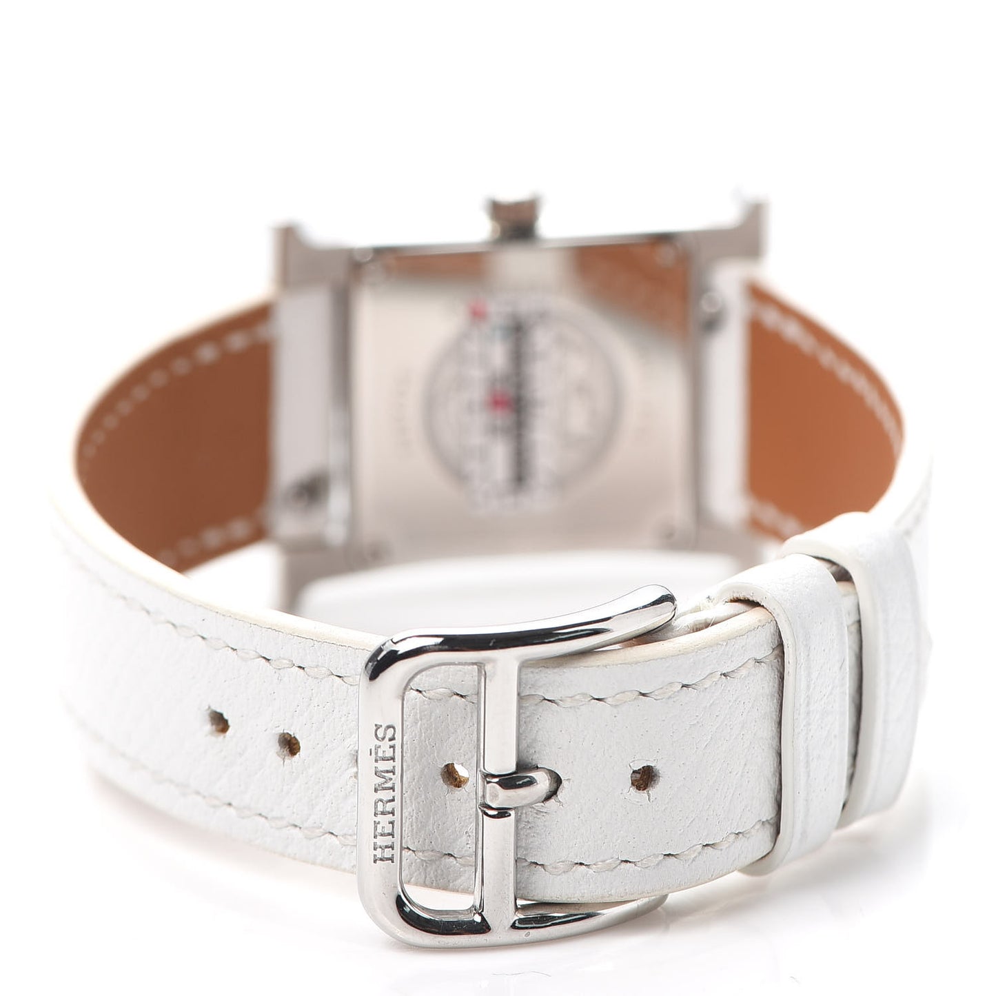 Stainless Steel Epsom 21mm Heure H Hour Quartz Watch Blanc