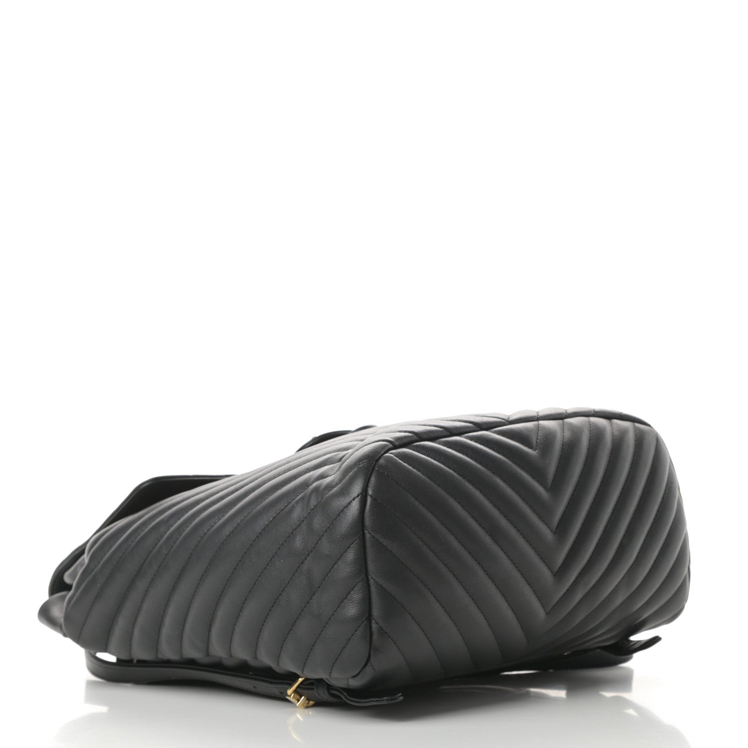 Chanel Calfskin Chevron Quilted Large Urban Spirit Backpack Black 4 of 14