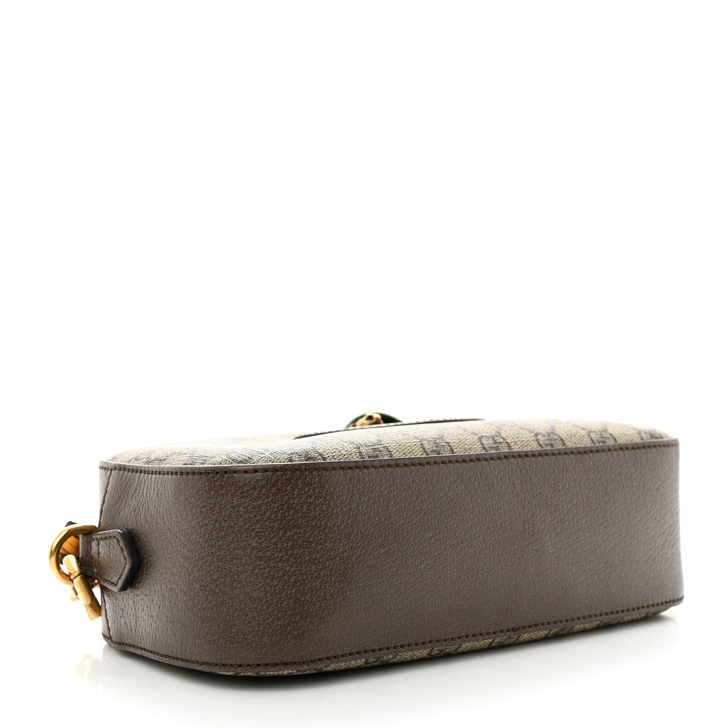 Gucci GG Supreme Monogram Web Neo Vintage Shoulder Bag Beige New Acero Crop 4 of 11