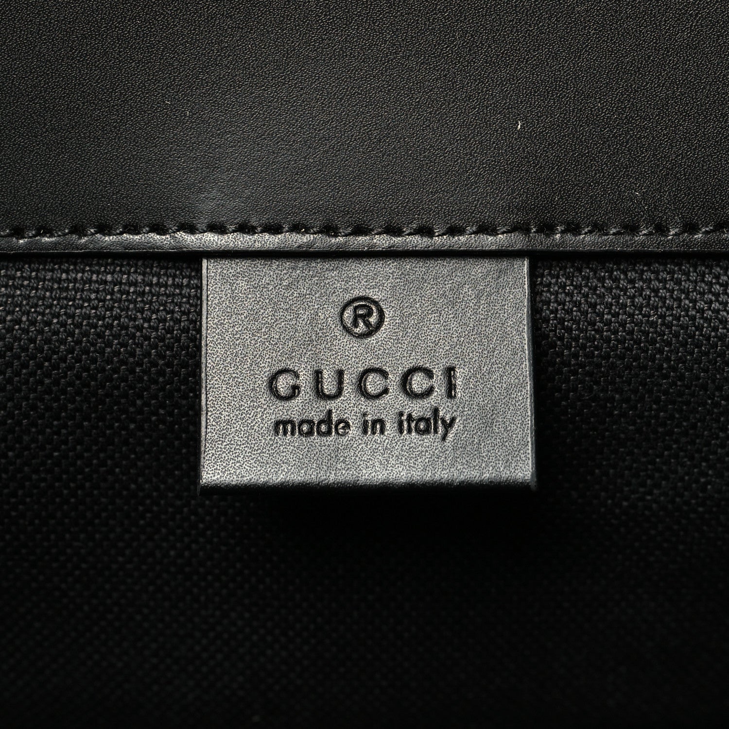 Gucci Soft GG Supreme Monogram Calfskin Web Double Buckle Backpack Black 6 of 10