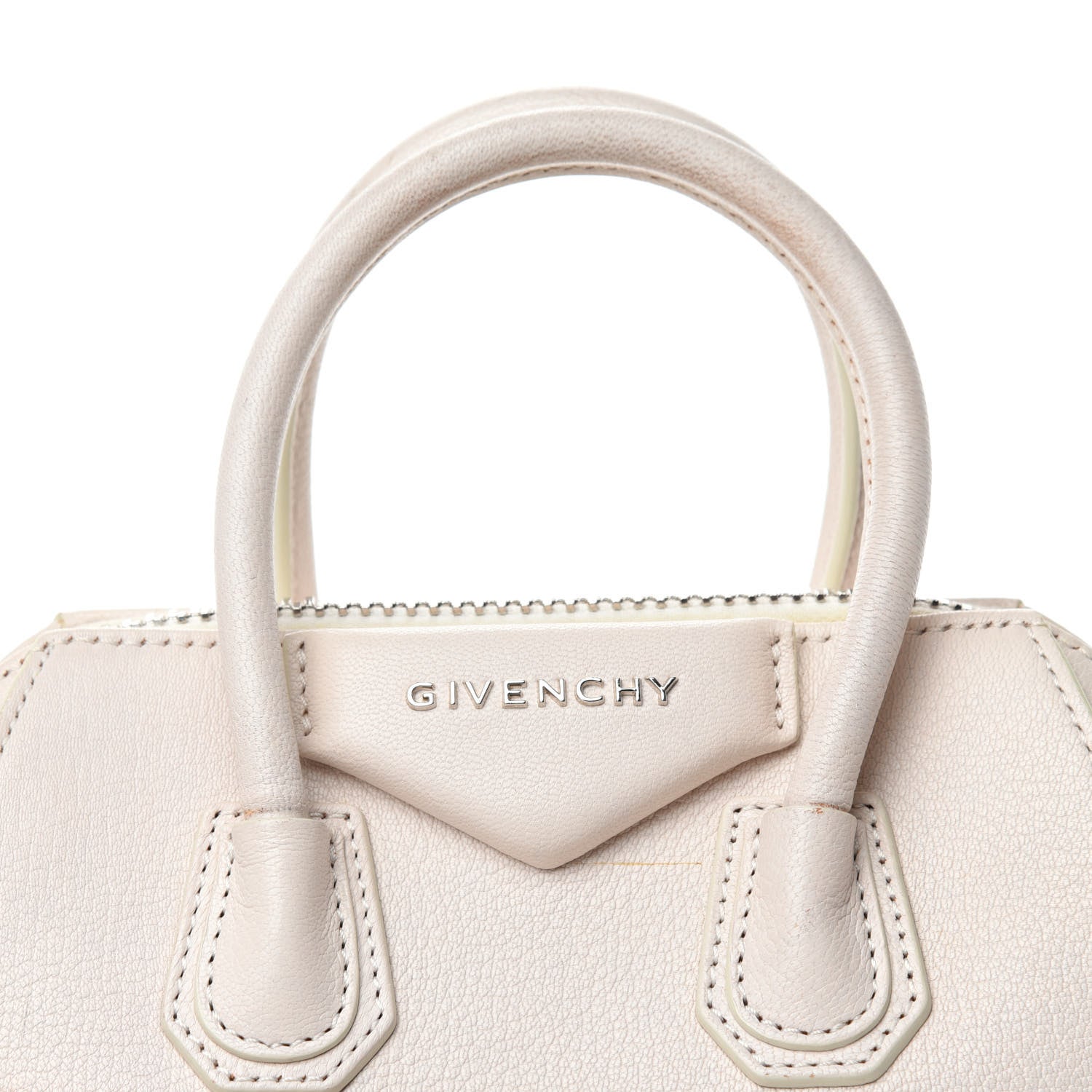 Givenchy Sugar Goatskin Mini Antigona Ivory 14 of 14