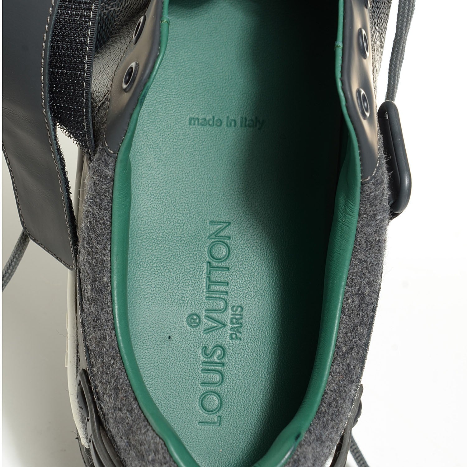Louis Vuitton Damier Graphite Elliptic Sneakers 9 Grey 13 of 14
