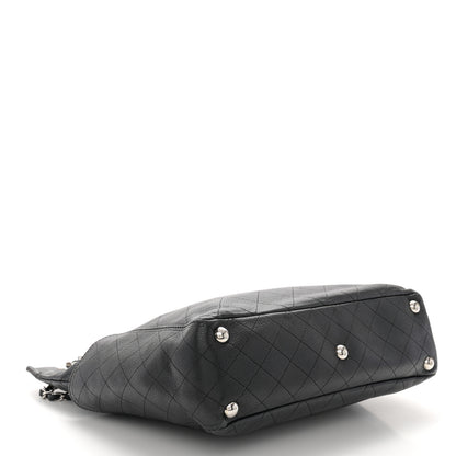 Chanel Caviar Stitched Medium CC Pocket Hobo Black 4 of 11