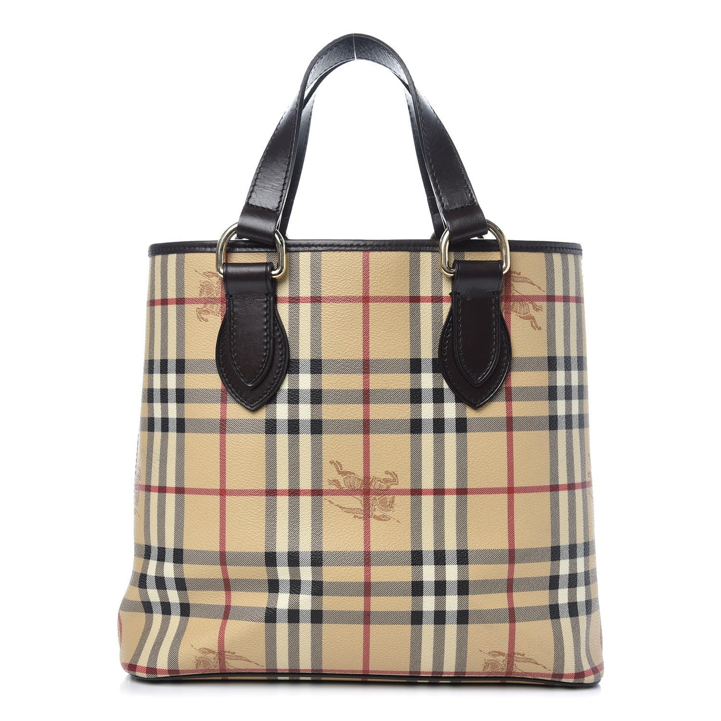 Haymarket Check Small Onslow Tote Chocolate