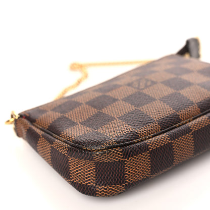 Louis Vuitton Damier Ebene Mini Pochette Accessories 7 of 8