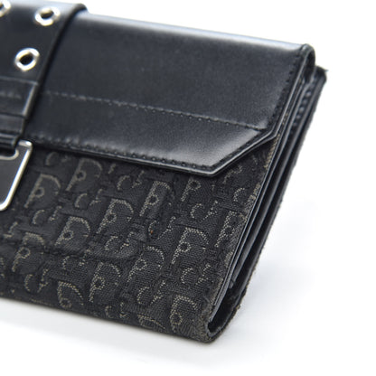 Christian Dior Monogram Street Chic Flap Wallet Black 8 of 13
