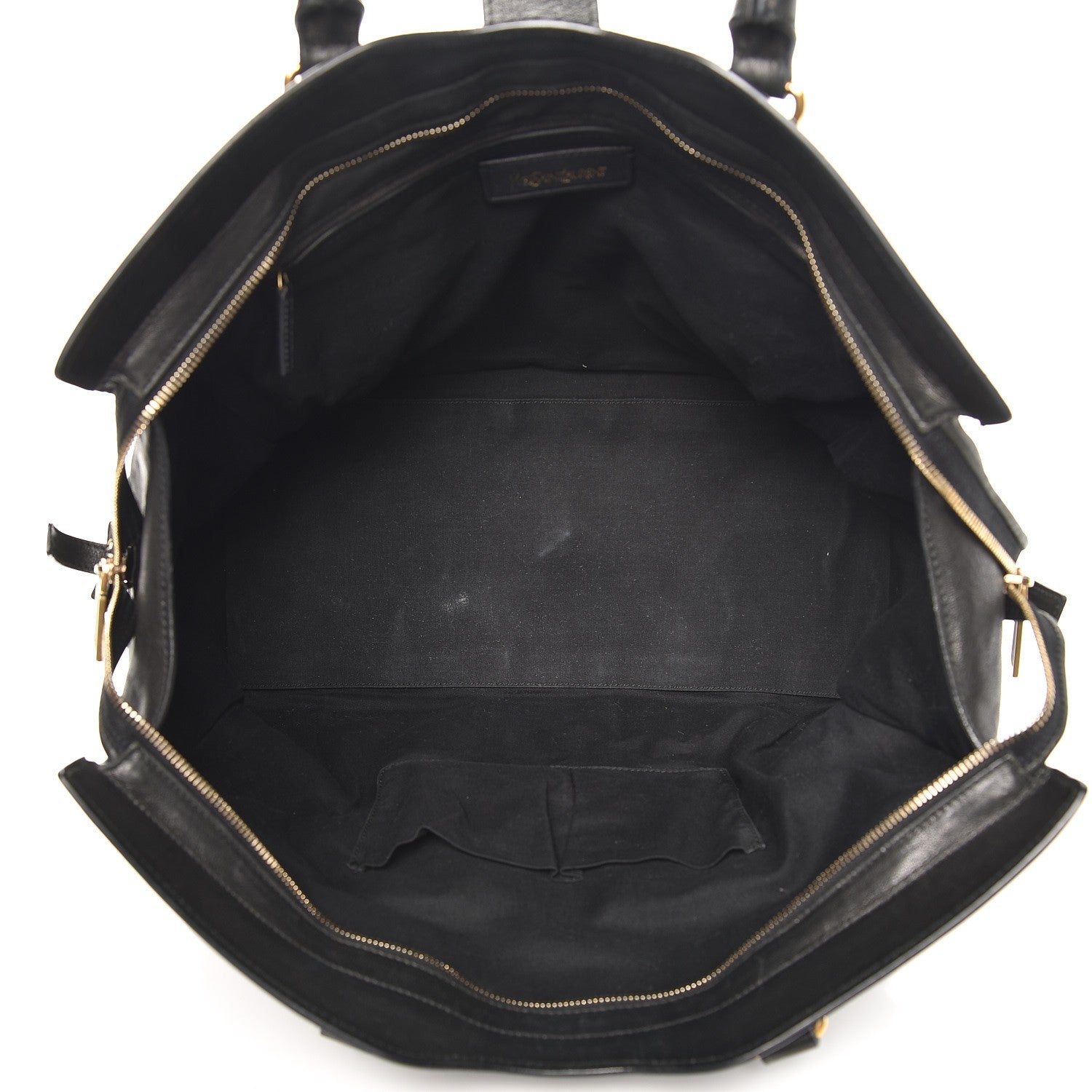 Saint Laurent Sheepskin Large Cabas ChYc Black 5 of 14