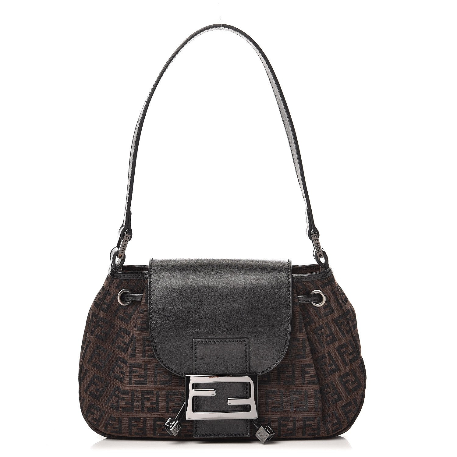 Fendi Zucca Small Shoulder Bag Tobacco 1 of 8