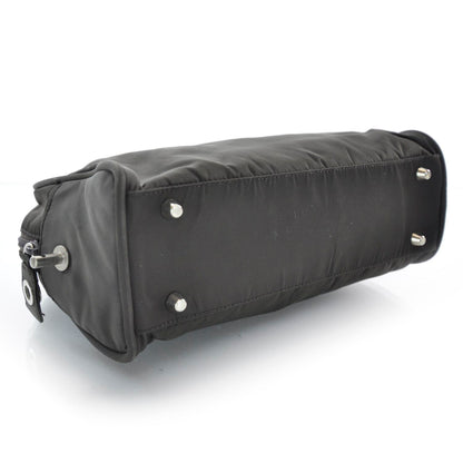 Prada Tessuto Nylon Dopp Cosmetic Bag Dark Green 3 of 8