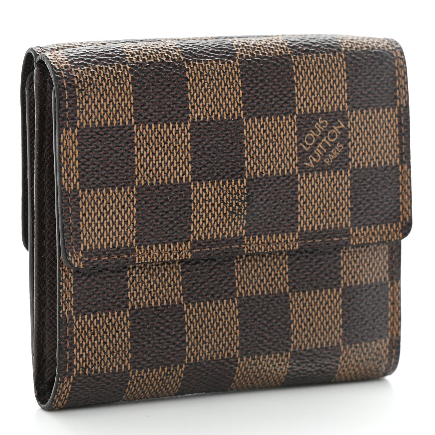 Louis Vuitton Damier Ebene Elise Wallet 3 of 10