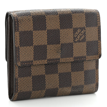 Louis Vuitton Damier Ebene Elise Wallet 3 of 10