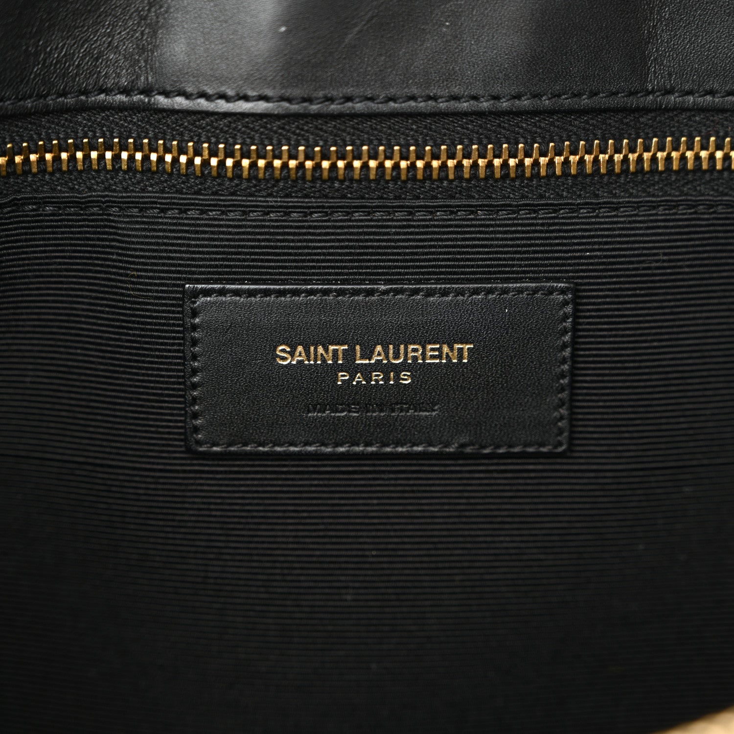Saint Laurent Soft Calfskin Monogram Cassandre Shopper Black 8 of 23