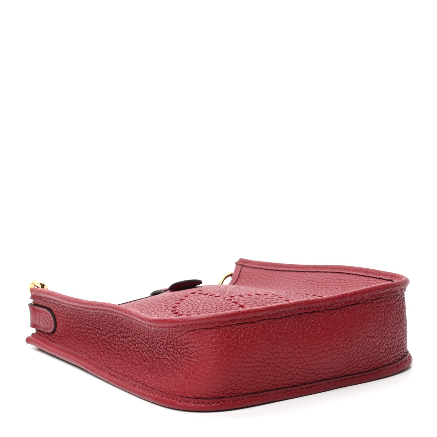 Hermes Taurillon Clemence Evelyne TPM Rouge Grenat 3 of 7