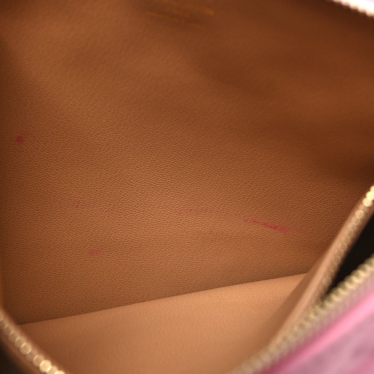 Lambskin Embossed Monogram Coussin PM Rose Bonbon