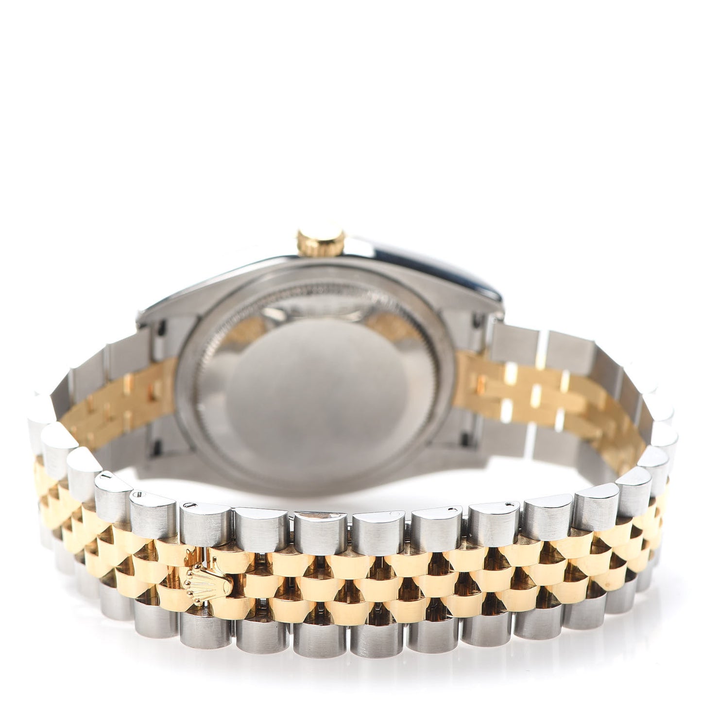 Stainless Steel 18K Yellow Gold Diamond 36mm Oyster Perpetual Datejust Watch Champagne 16233
