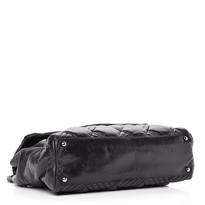 Chanel Lambskin In and Out XL Maxi Flap Black 4 of 16