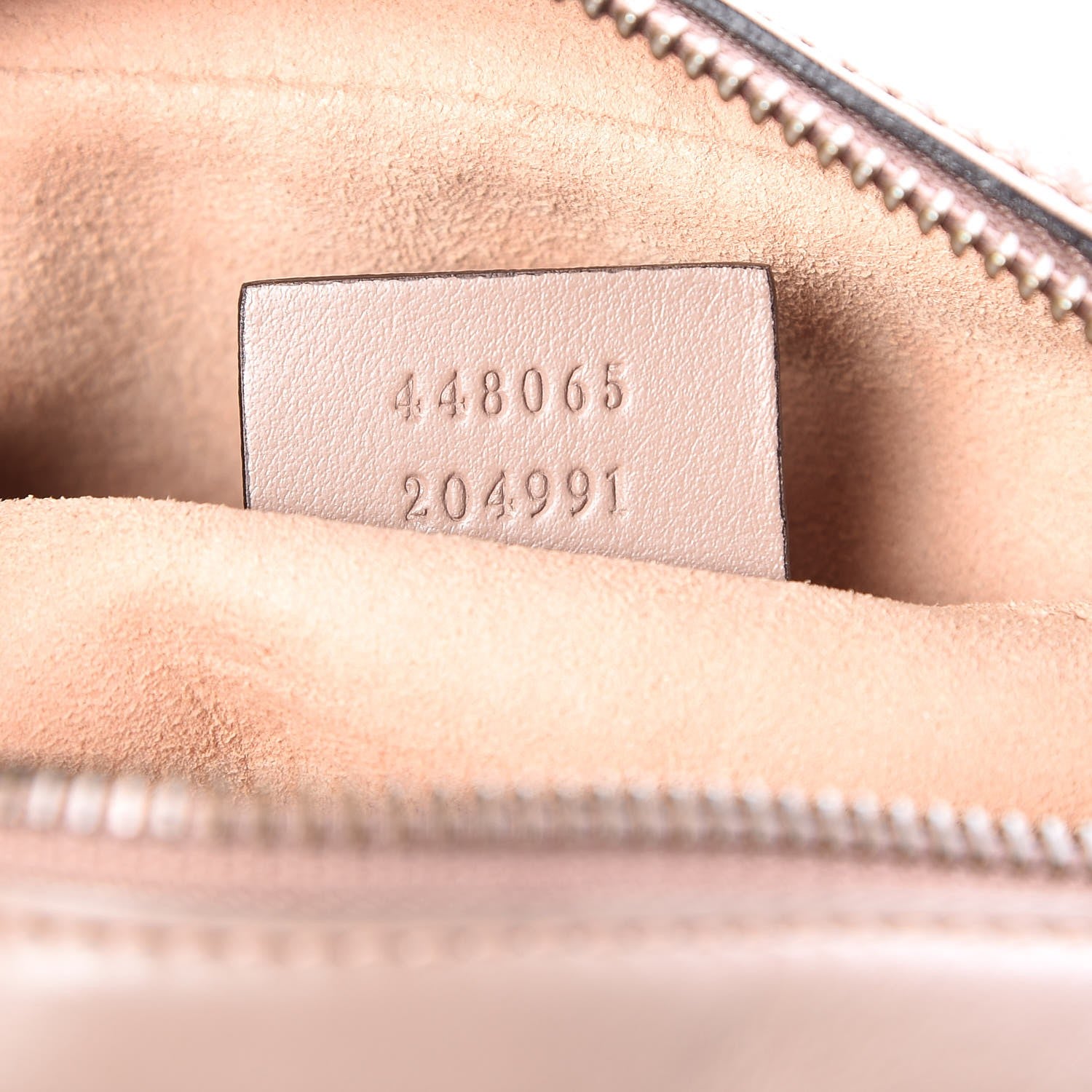 Gucci Calfskin Matelasse Mini GG Marmont Chain Shoulder Bag Nude 7 of 7