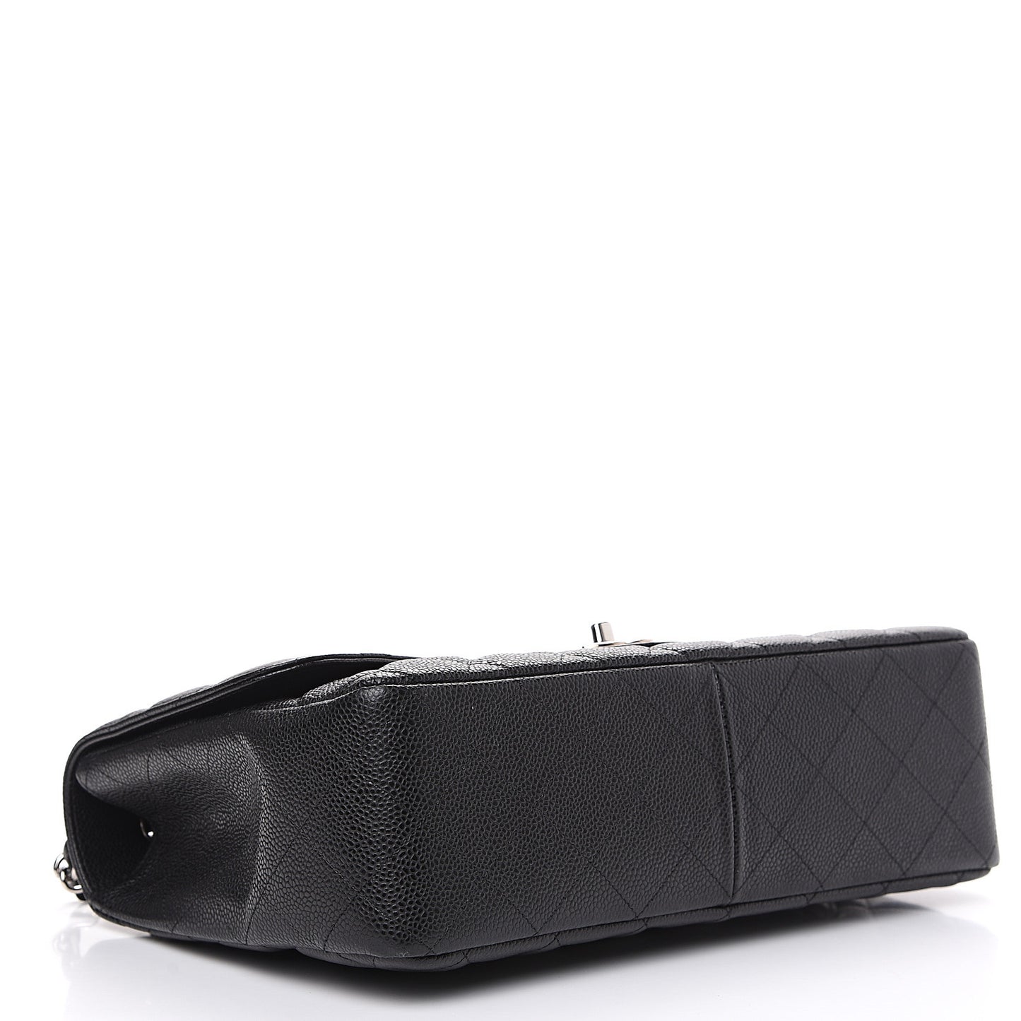Caviar Quilted Jumbo Single Flap Black
