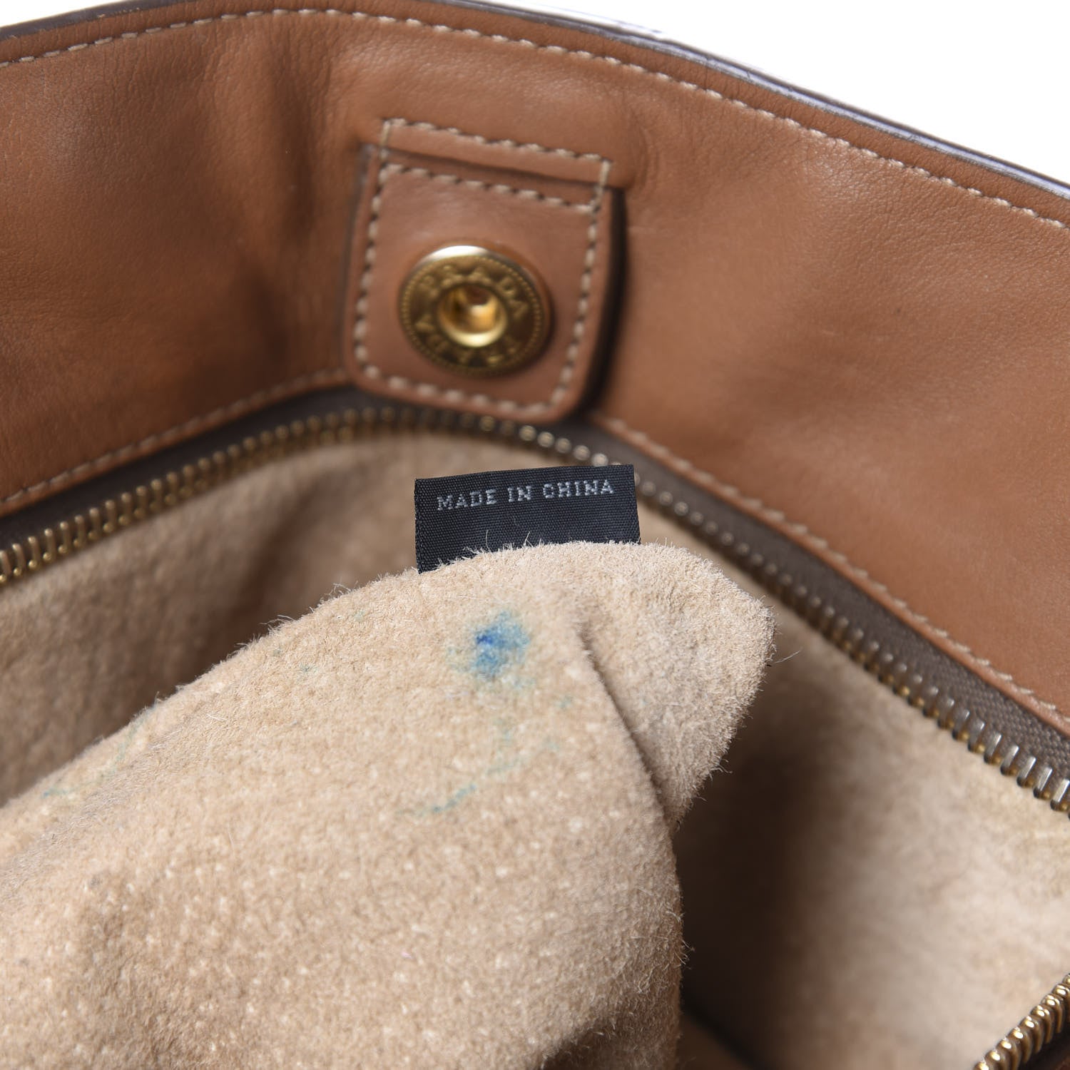 Prada Vitello Daino Tote Cannella 11 of 18