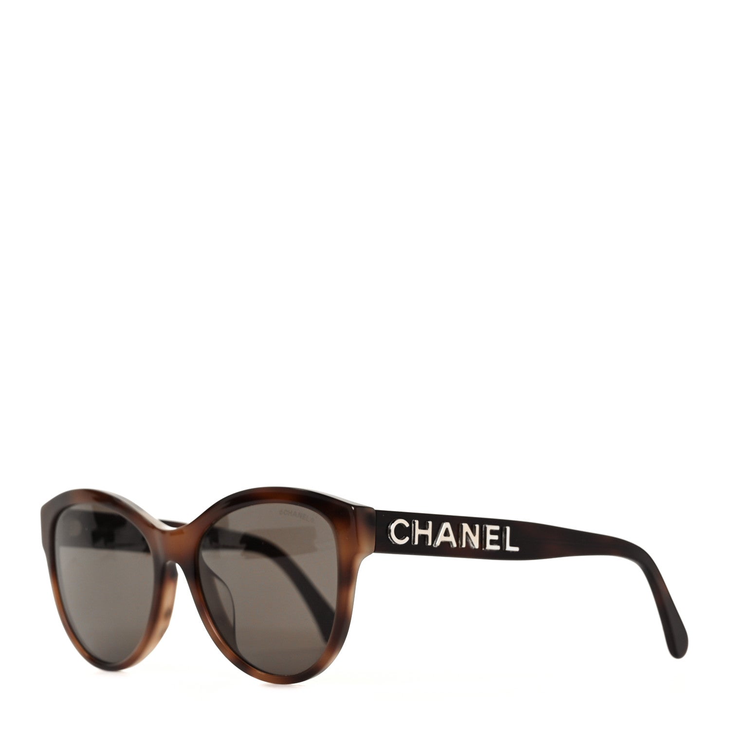 Chanel Acetate Pantos Logo Sunglasses 5458 Tortoise Brown 1 of 7