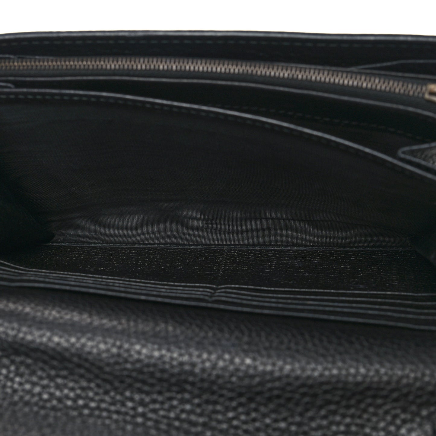 Calfskin GG Marmont Chain Wallet Black