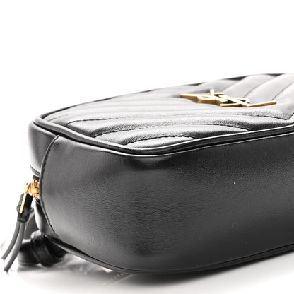 Saint Laurent Calfskin Matelasse Monogram Lou Belt Bag Black 8 of 9